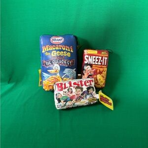 New Wacky Packages plush Sneeze-its Blister Macaroni For Geese
